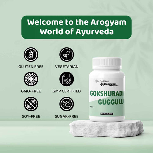 Gokshuradi Guggulu Tablets, 60 Tablets