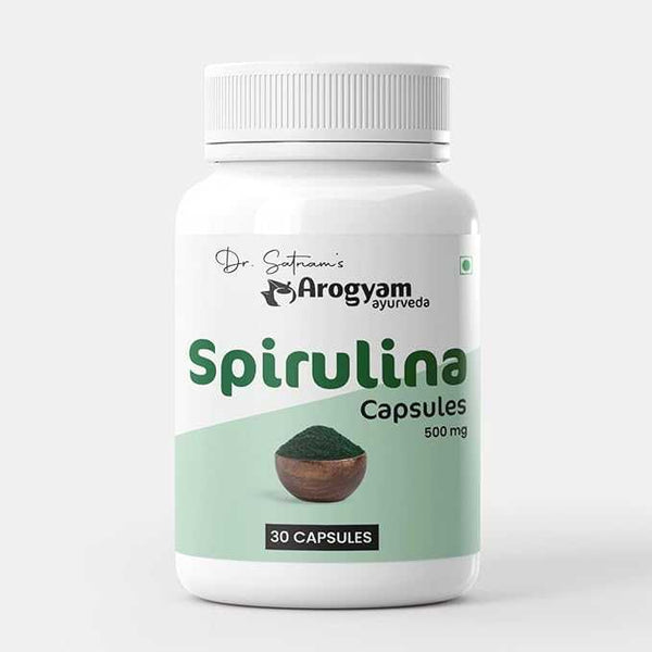 Spirulina Capsules, 30 Capsules