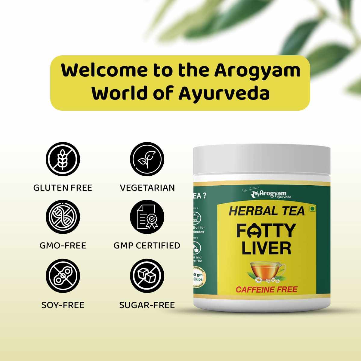 Herbal Tea For Fatty Liver arogyamayurveda