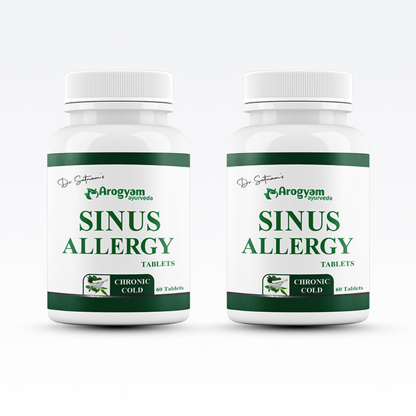 Sinus Tablets for Allergies, 60 Tablets x2 Units