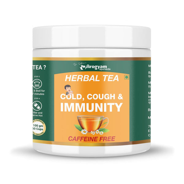Herbal Tea For Cough, Cold And Immunity