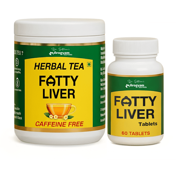 Fatty Liver Tablets & Herbal Tea For Fatty Liver Combo
