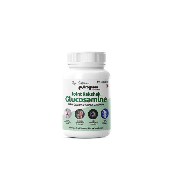Glucosamine-MSM, Calcium & Vitamin D3 Tablets for Joint Health, 60 Tablets