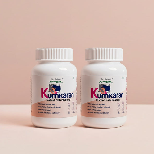 Kumkaran – Instant Natural Sleep, Combo Pack of Two 30 tablets Each
