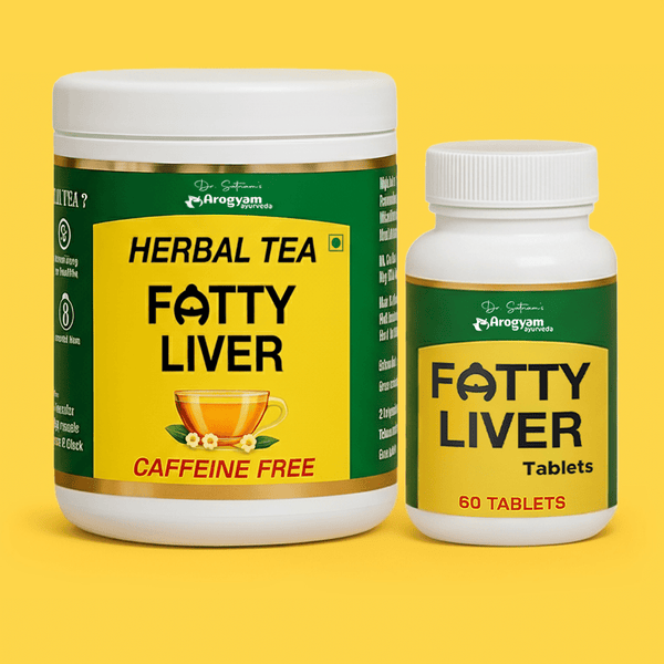 Fatty Liver Tablets & Herbal Tea For Fatty Liver Combo